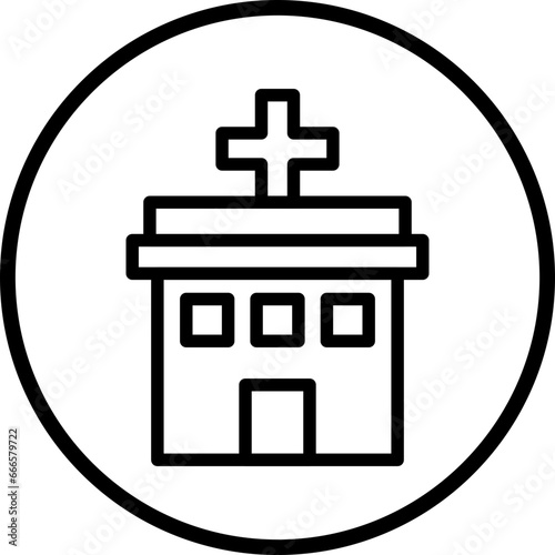 Healthcare Center Icon Style