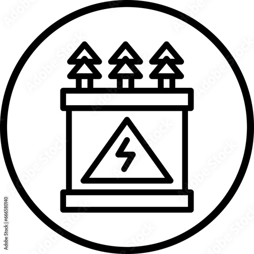 Power Transformer Icon Style