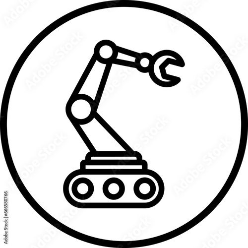 Autonomous Robotics Icon Style