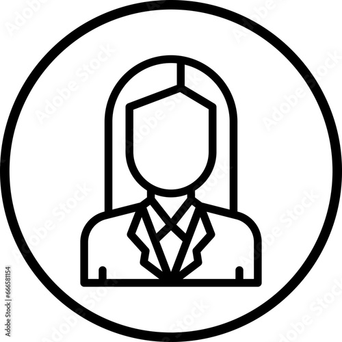 Female Passenger Icon Style