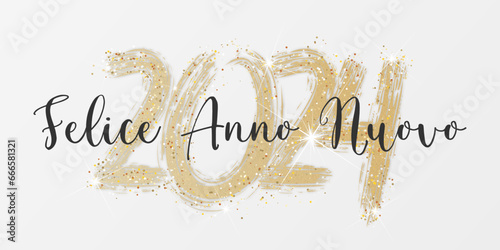 felice anno nuovo - buon anno 2024	