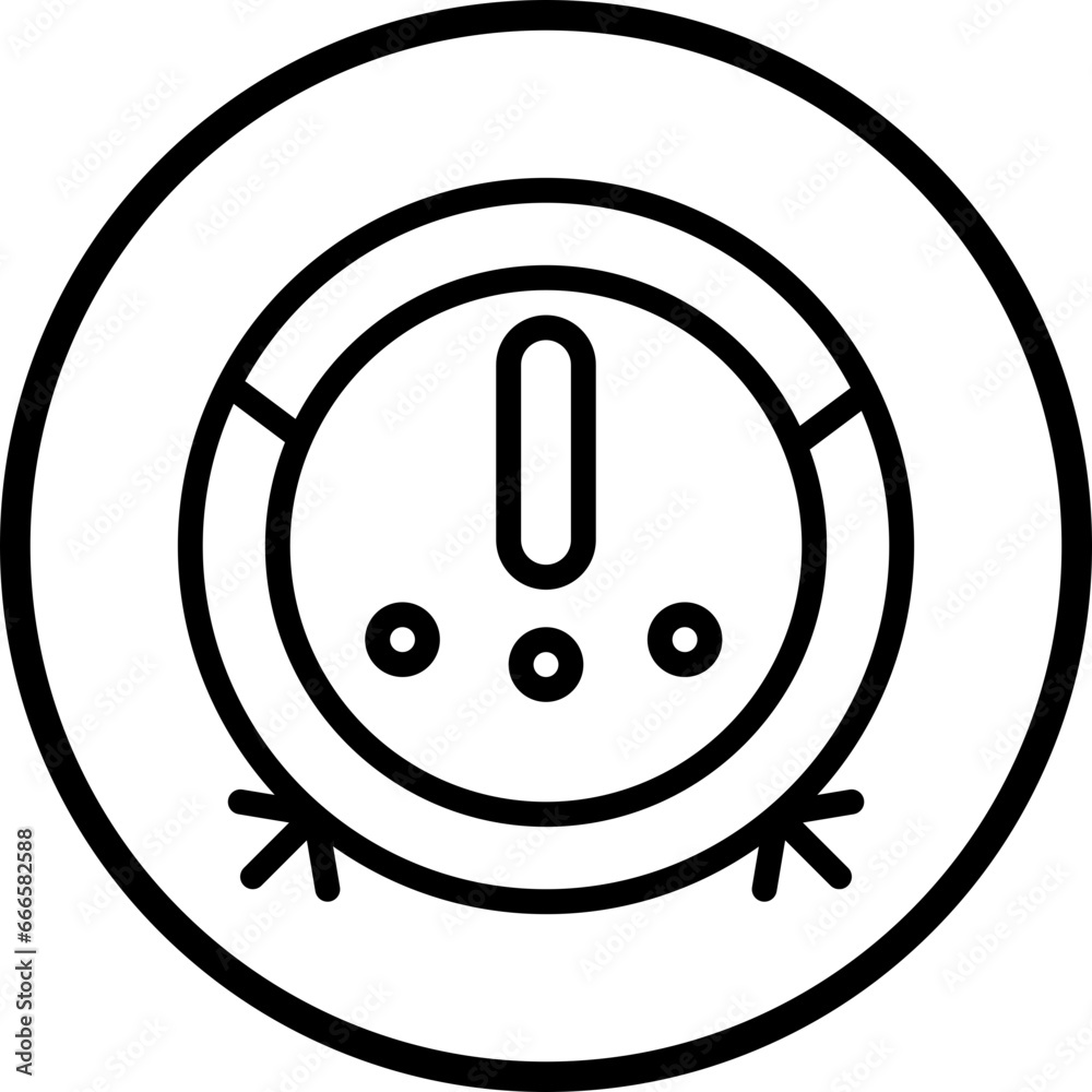 Smart Vecuum Cleaner Icon Style Smart Vecuum Cleaner Icon Style