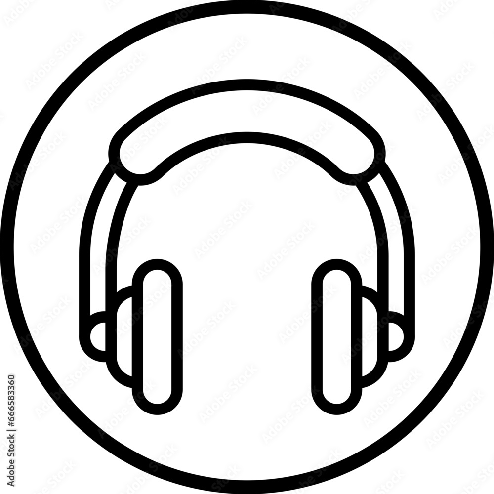 Gaming Headphones Icon Style Gaming Headphones Icon Style