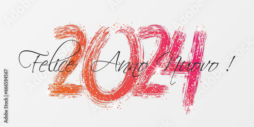 felice anno nuovo - buon anno 2024	