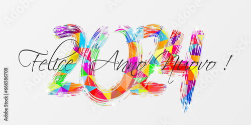 felice anno nuovo - buon anno 2024	