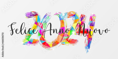 felice anno nuovo - buon anno 2024	