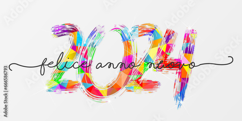 felice anno nuovo - buon anno 2024	