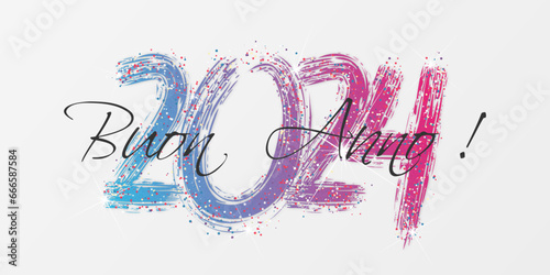 felice anno nuovo - buon anno 2024	
