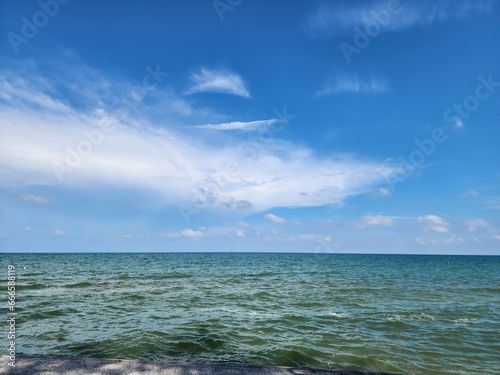 blue sky and sea
