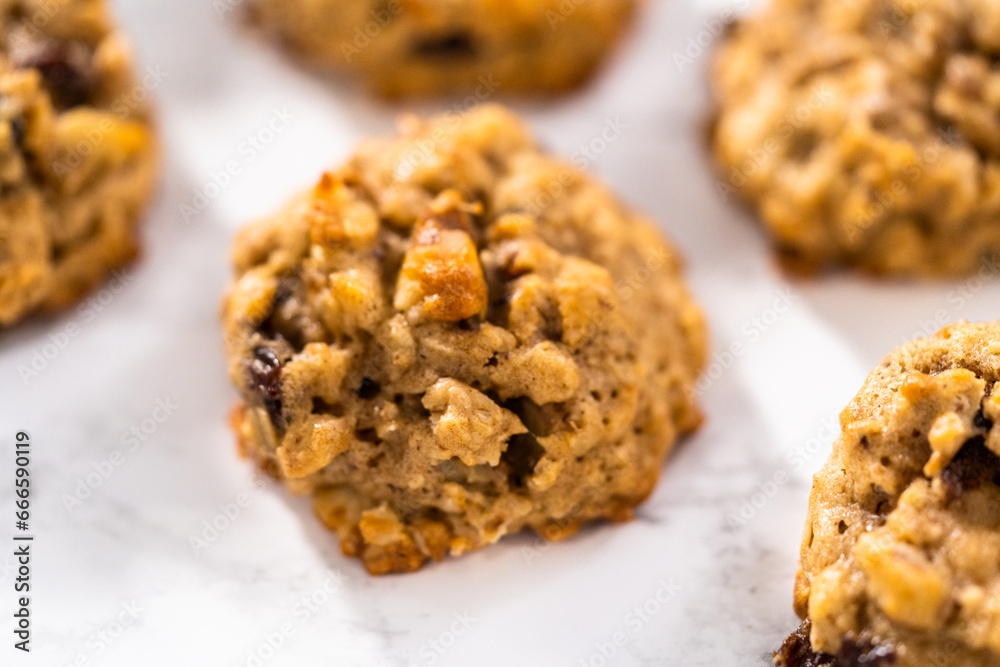 Soft Oatmeal Raisin Walnut Cookies Soft Oatmeal Raisin Walnut Cookies