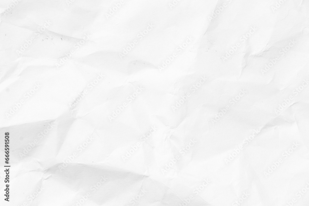 Grunge wrinkled white color paper textured background with copy space Grunge wrinkled white color paper textured background with copy space