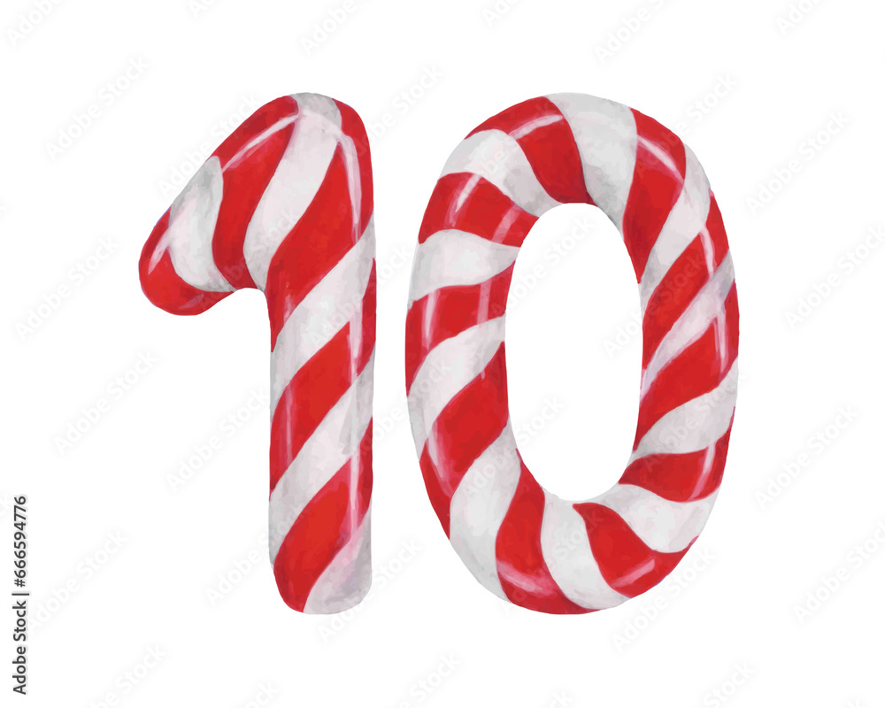 Christmas Advent Calendar number 10 Cangy Cane Christmas Advent Calendar number 10 Cangy Cane
