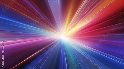 Colorful Abstract Background with Rays  Radial motion blur background 