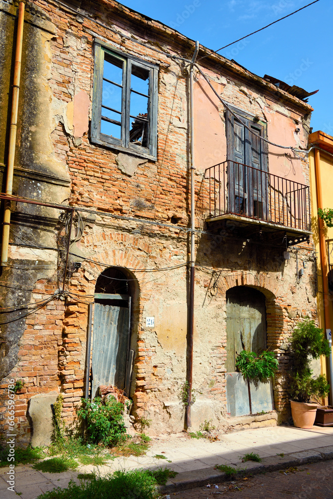 Fototapeta premium Ruins in Seminara Reggio Calabria Italy