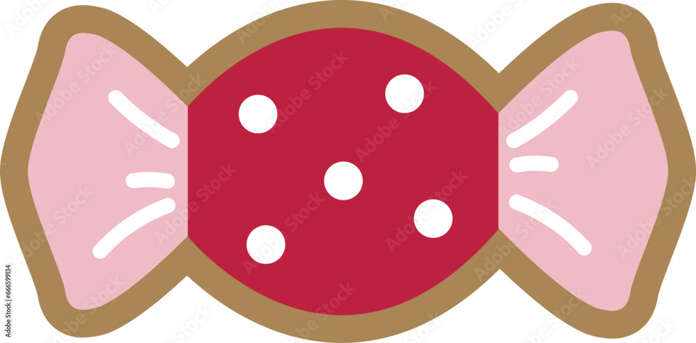 Candy shaped gingerbread cookies Candy shaped gingerbread cookies