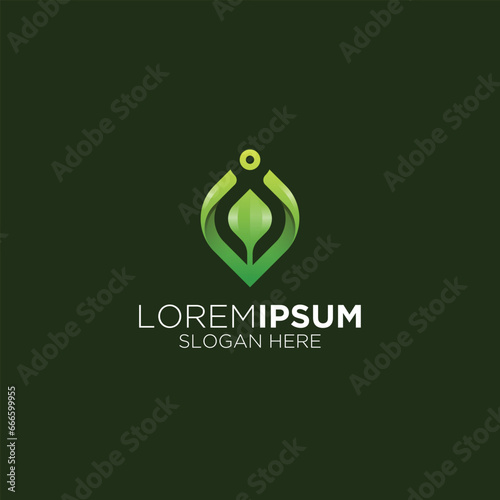 agriculture leaf logo design