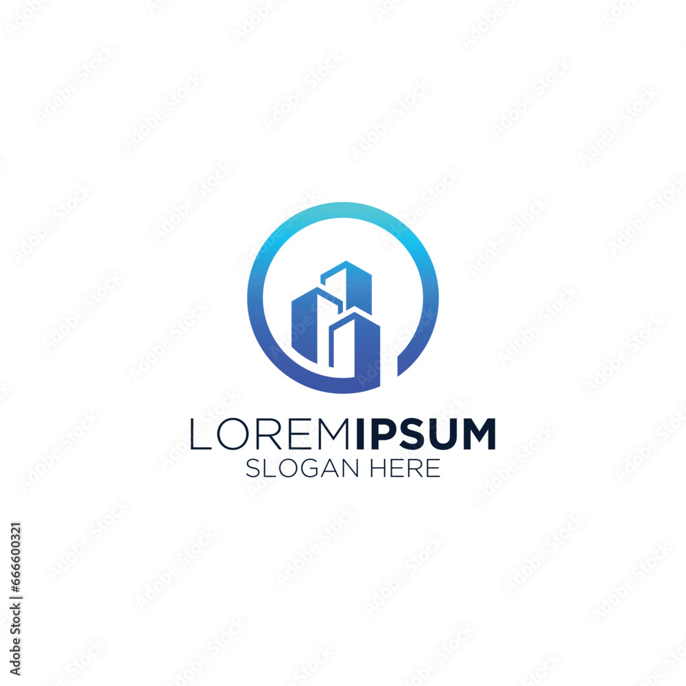 real estate building agency logo design real estate building agency logo design