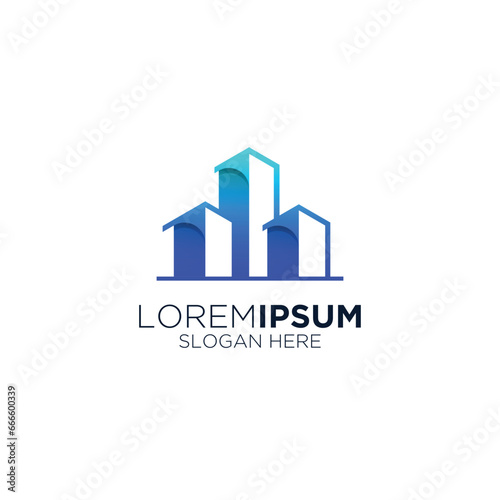 office tall building logo design