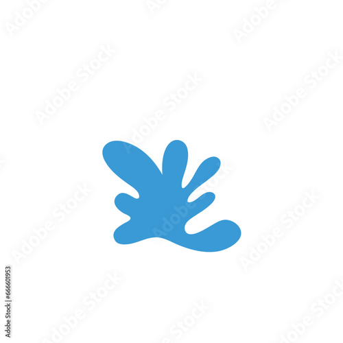 Marine life illustration pattern vector corral, shell, scallop, starfish, deep sea