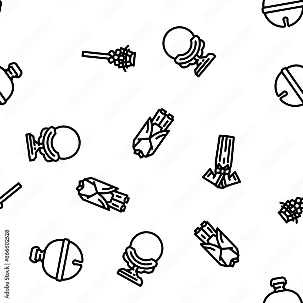 shinto japan shrine travel vector seamless pattern thin line illustration