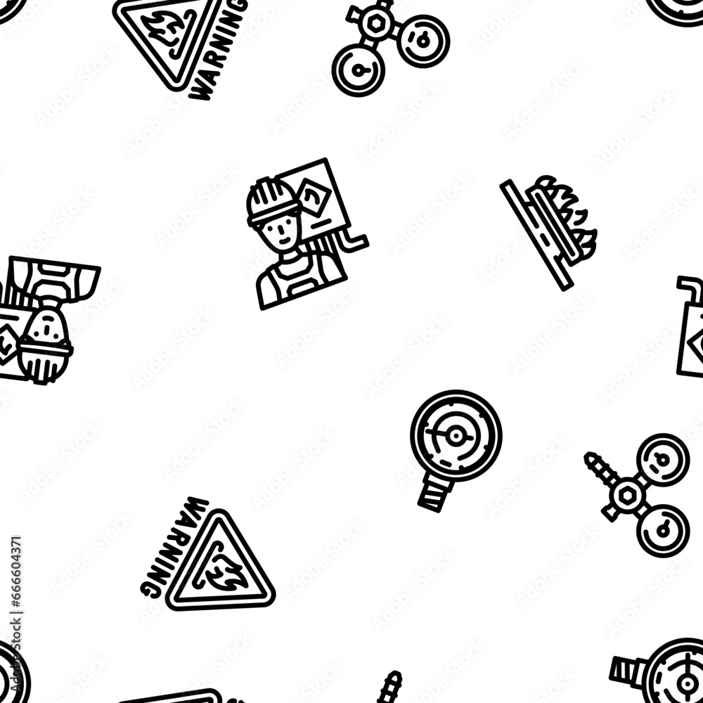 gas energy oil power pipeline vector seamless pattern thin line illustration gas energy oil power pipeline vector seamless pattern thin line illustration