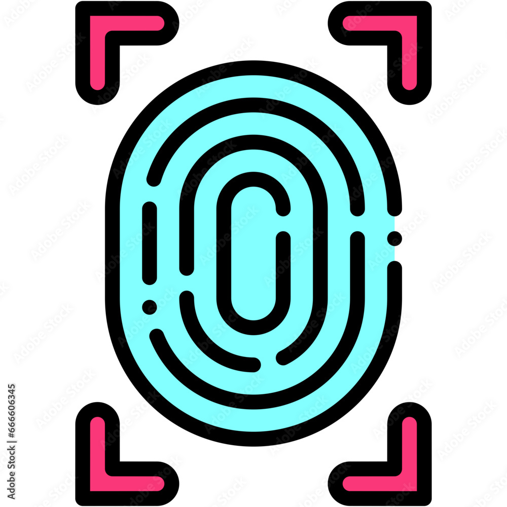 Vector Icon Fingerprint, Scan, Touch Id, Detective, Security, Finger Print Vector Icon Fingerprint, Scan, Touch Id, Detective, Security, Finger Print