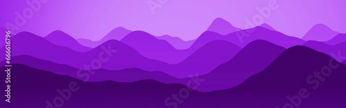 beautiful purple hills at the sun setting time digital graphic texture illustration