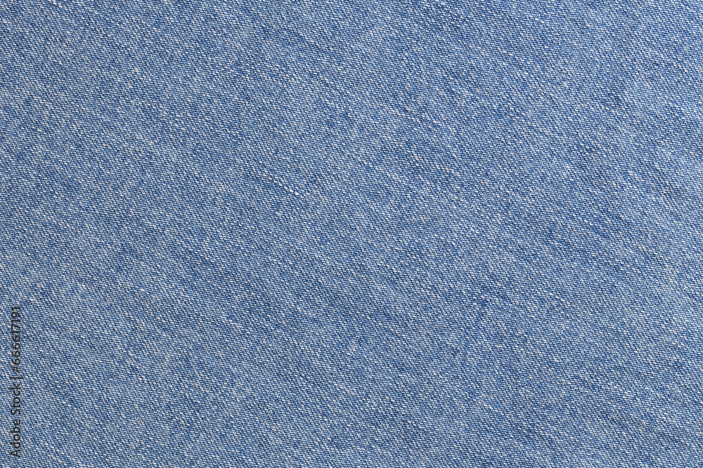 Texture of blue jeans as background, closeup