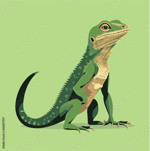 Lézard fictif créé par ia générative