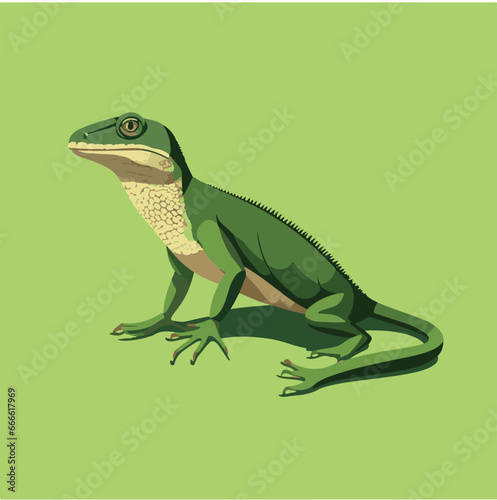 Lézard fictif créé par ia générative