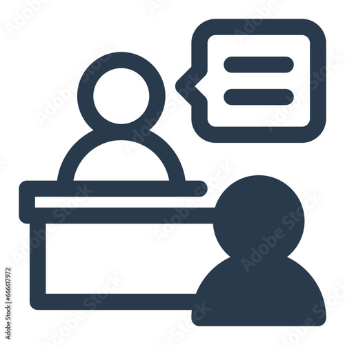 Professional Job Interview Icon