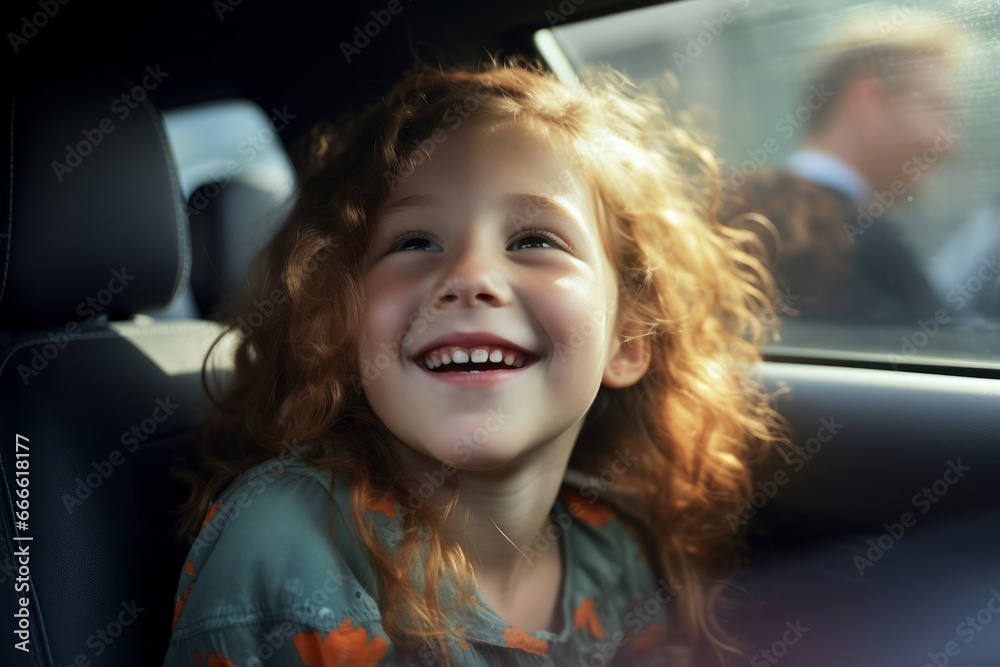 Young car vehicle happy travel girl transportation family trip person children Young car vehicle happy travel girl transportation family trip person children