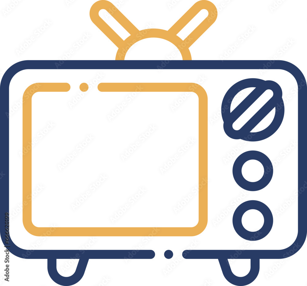 Vector Icon Tv, Screen, Television, Old, Technology, transmission Vector Icon Tv, Screen, Television, Old, Technology, transmission