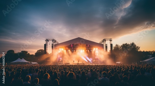 A music festival stage photo