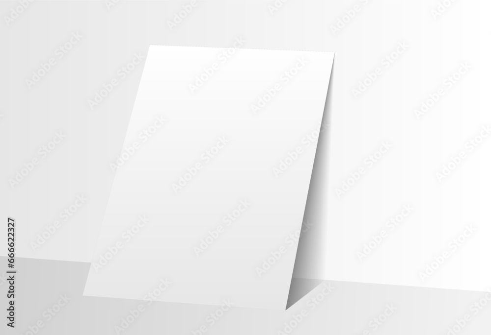 Mockup poster with shadow blinds from window. Mock up sheet paper. White empty blank. Vertical mockup. Light from window. Realistic reflected shadow on wall. Overlay effect. Shade jalousie. Mockup poster with shadow blinds from window. Mock up sheet paper. White empty blank. Vertical mockup. Light from window. Realistic reflected shadow on wall. Overlay effect. Shade jalousie.