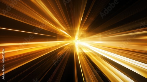 Wallpaper Mural Speedy motion blur creating flashy pattern of gold straight lines Torontodigital.ca