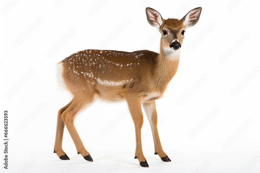 Deer isolated on white background Deer isolated on white background