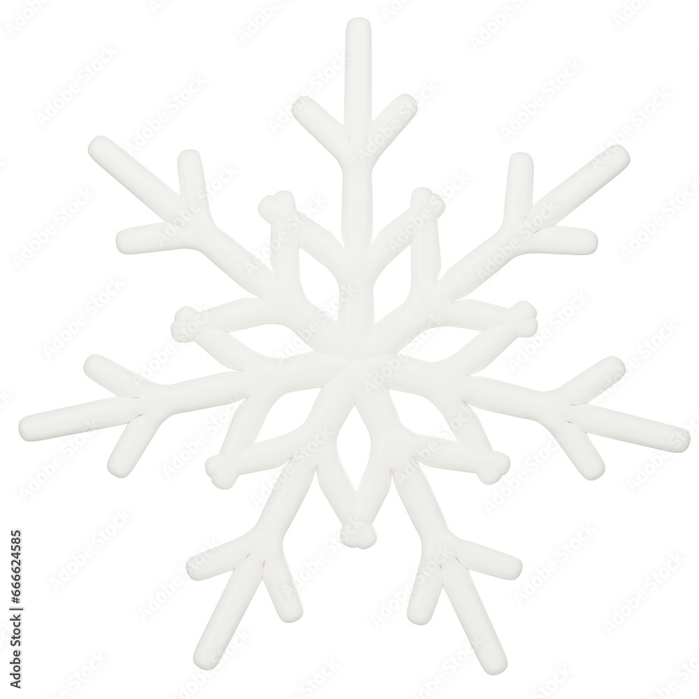 A 3D rendering snowflake is a delicate, three-dimensional winter decoration. A 3D rendering snowflake is a delicate, three-dimensional winter decoration.