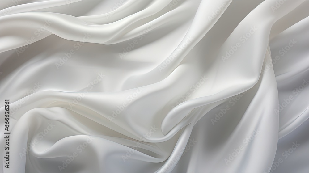 Fabric texture in white
