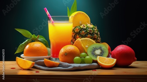 Fruit juice vitamin from fruit cocktail