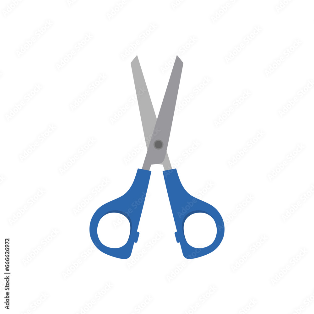 Scissors flat design vector illustration. Hand drawn professional pair of cutting hair or needlework. Craft and scissoring flat creative. Cartoon collection scissors paper cut. Scissors flat design vector illustration. Hand drawn professional pair of cutting hair or needlework. Craft and scissoring flat creative. Cartoon collection scissors paper cut.