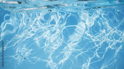 Gorgeous vivid pool water