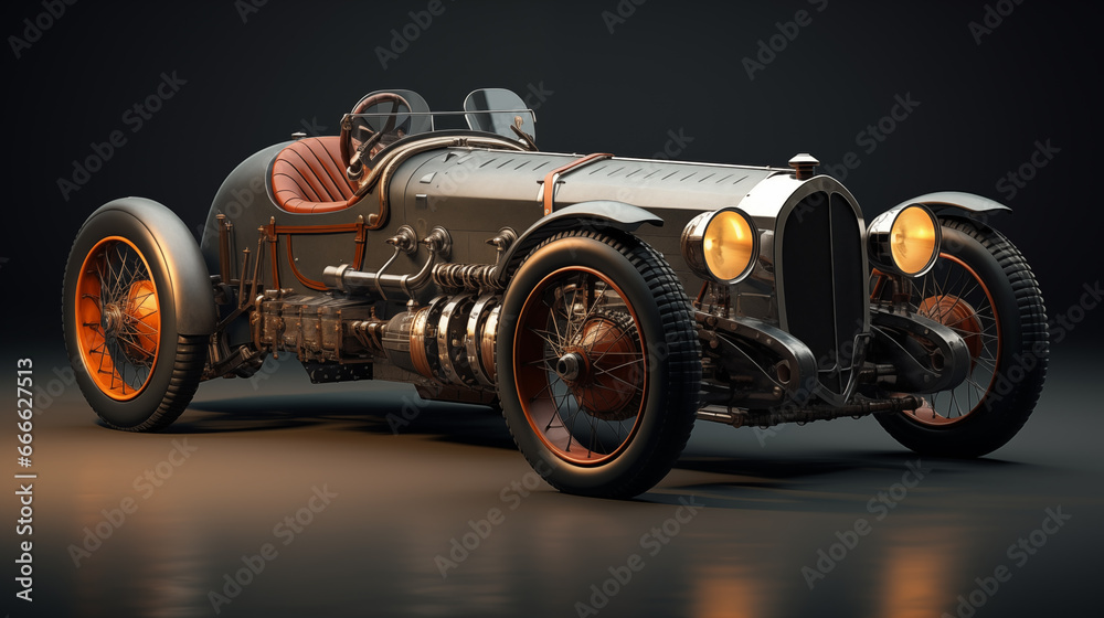 Nostalgic Beauty: Retro Cars with Internal Combustion Engine Nostalgic Beauty: Retro Cars with Internal Combustion Engine