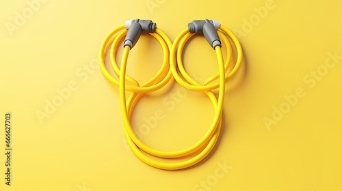 Gym icon with a yellow skip...