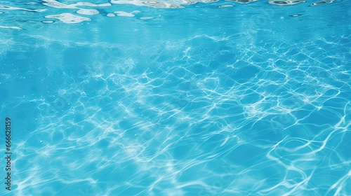 Gorgeous vivid pool water
