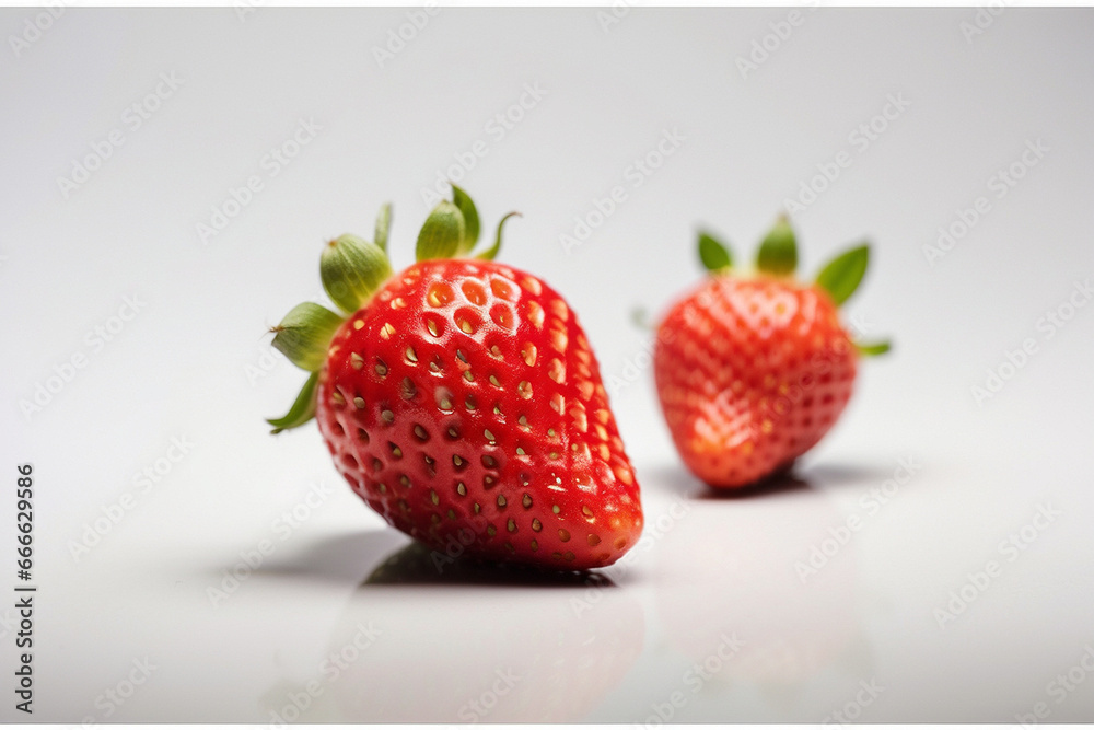 Strawberry on white background. Strawberry on white background.