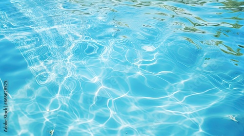 Gorgeous vivid pool water