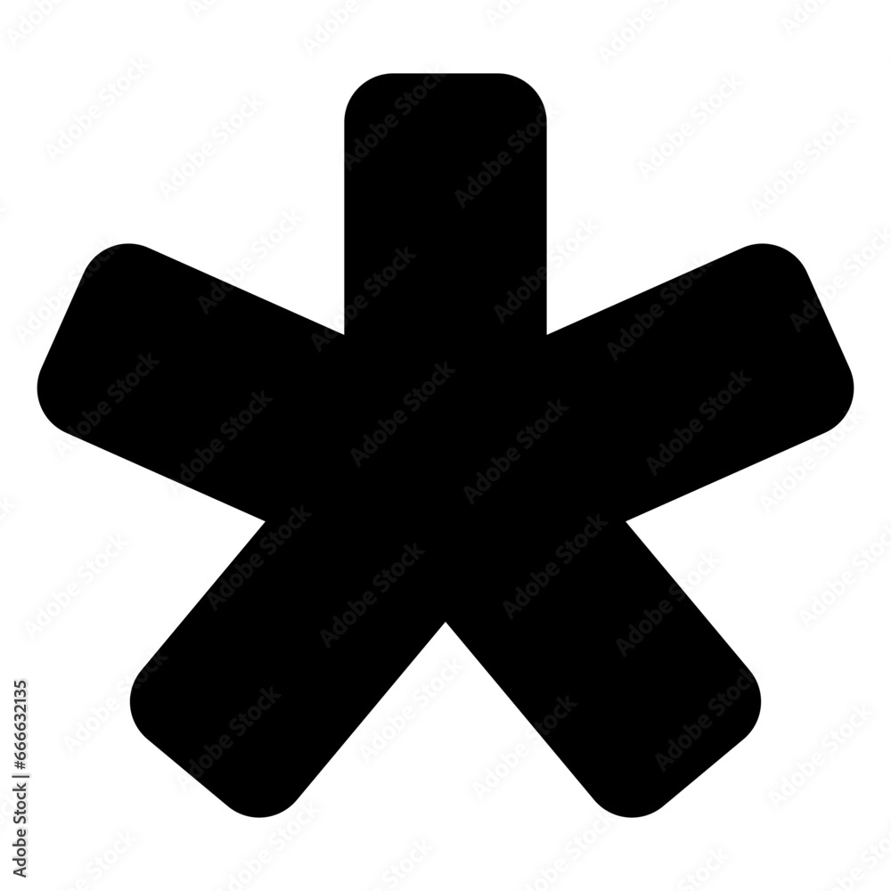 Obraz premium asterisk