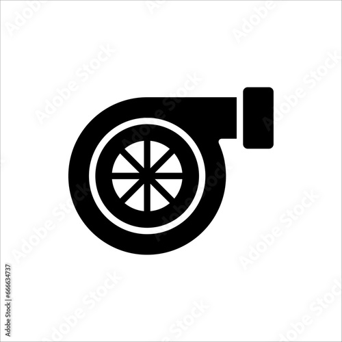Turbo icon. Turbo sign. Turbo symbol. isolated on white background