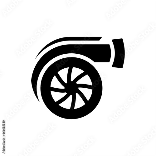 Turbo icon. vector illustration on white background
